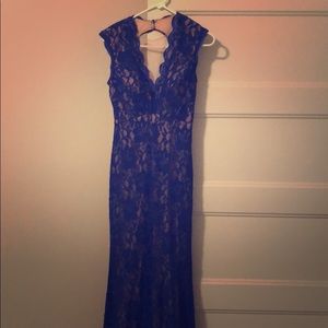 Blue formal dress